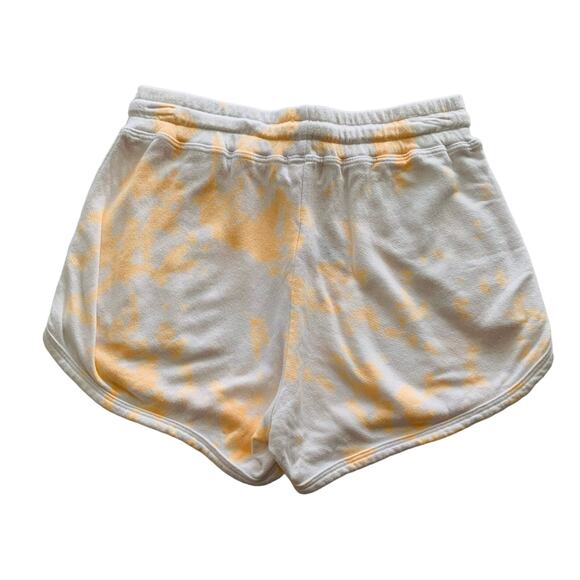 Sundry Women's Orange Tie Dye White Drawstring Shorts size 1 / Small - Picture 7 of 10